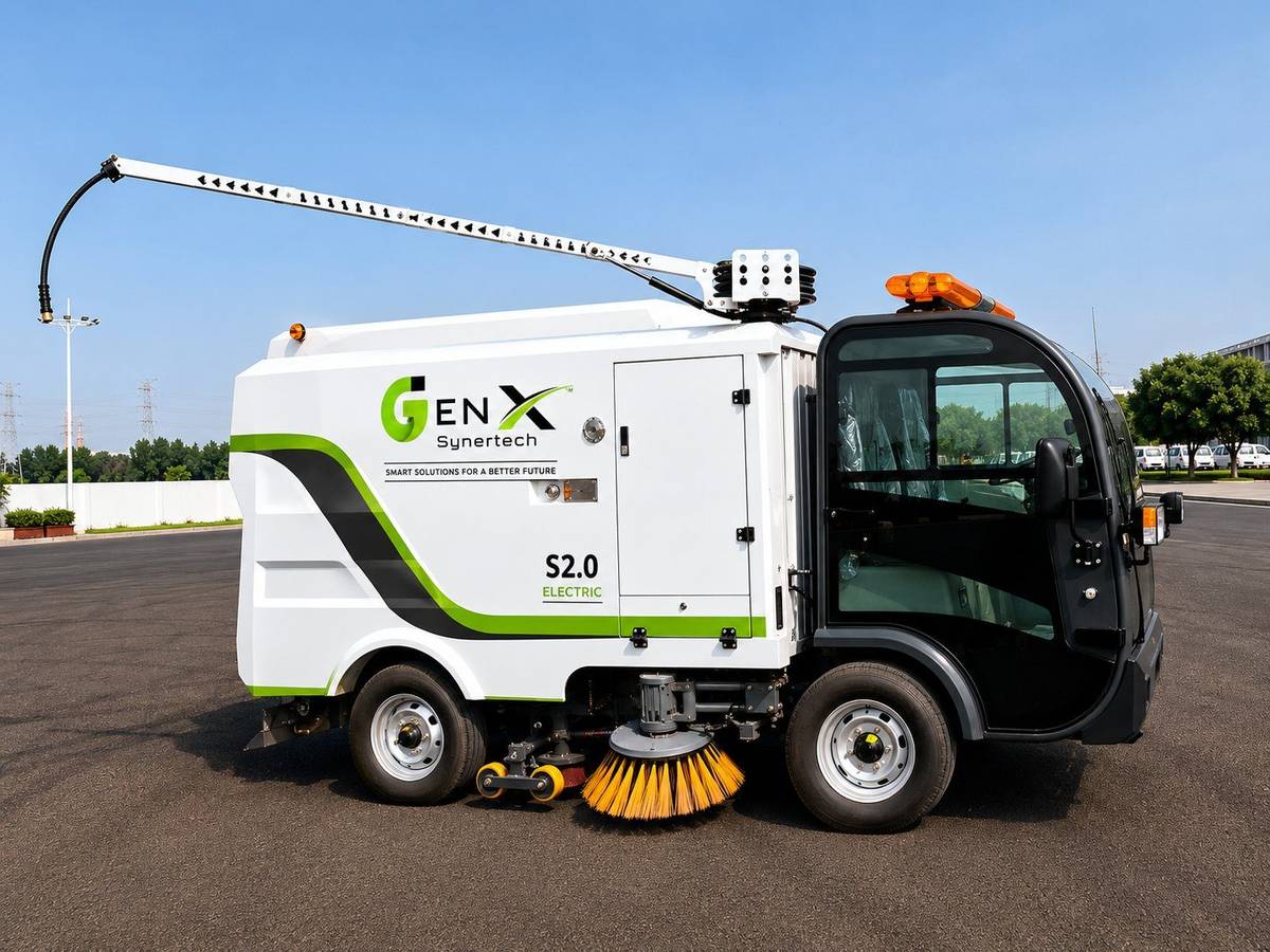 GenX Truck-Mounted Road Sweeper Machine