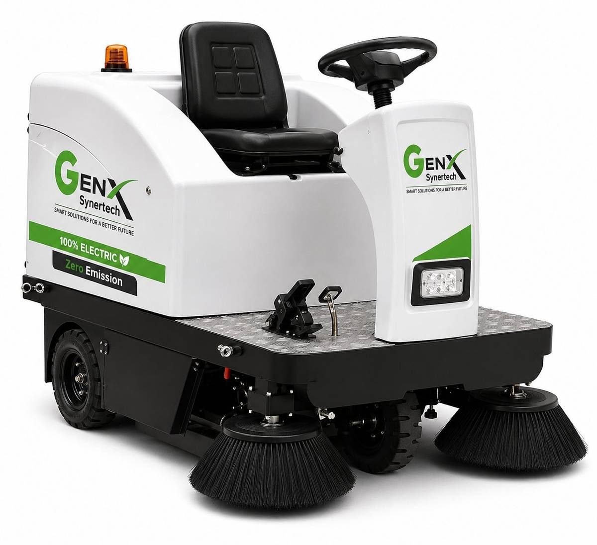 Ride-On Electric Sweeper
